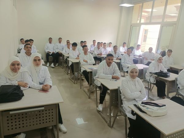 انتظام الدراسة للطلاب فى جامعة بنى سويف الأهلية 