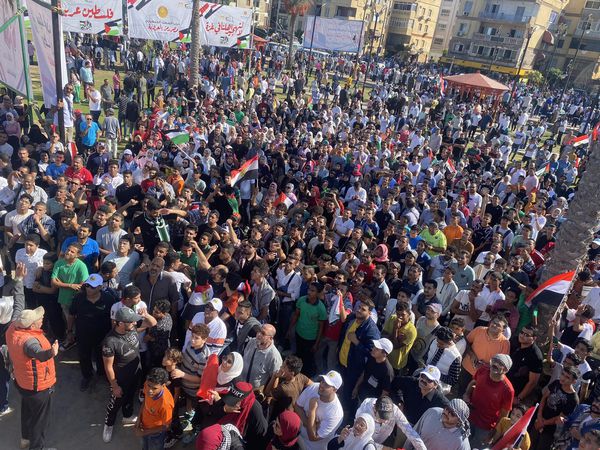 انتفاضة البورسعيدية تضامنا مع الفلسطينيين 