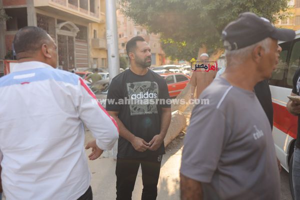 جانب من تشييع جثمان اللاعب بشير عبد الصمد 