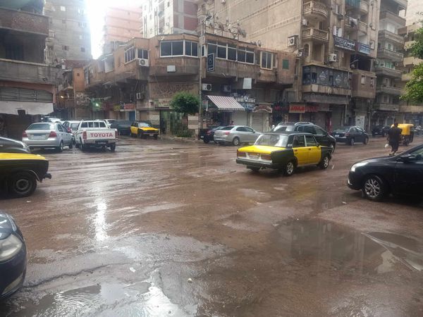 سقوط أمطار بالإسكندرية