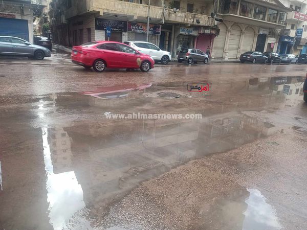 هطول أمطار في الإسكندرية
