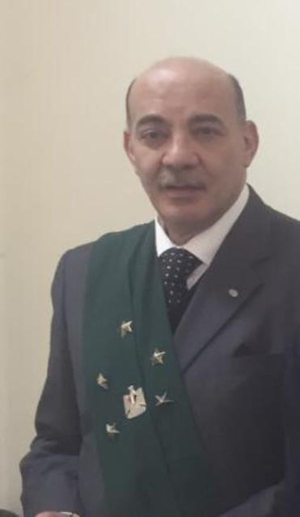 المستشار خالد الشباسى رئيس المحكمة 