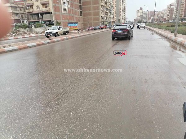 امطار غزيرة تضرب محافظة البحيرة 