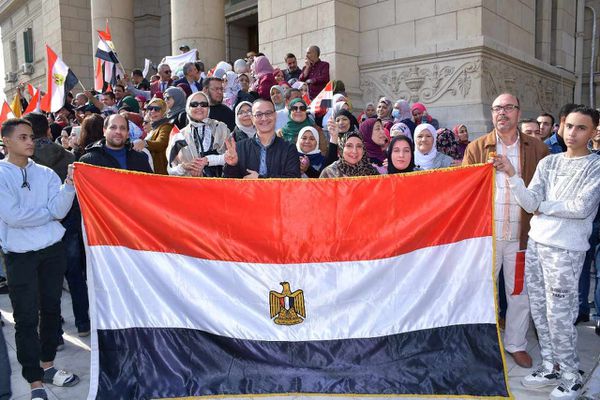 استمرار  موجات المشاركة  الكبيرة لجامعة القاهرة في الانتخابات الرئاسية 