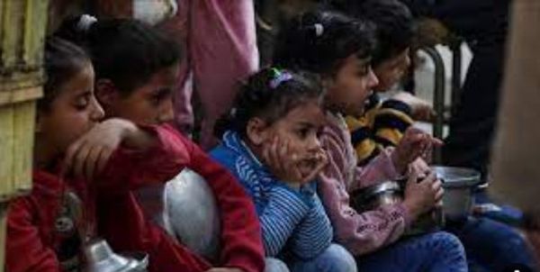 اطفال غزة جوعى