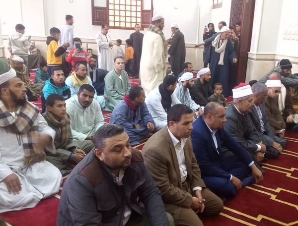 افتتاح مسجد عزبة محمد خالد بقرية إطواب بالواسطى 