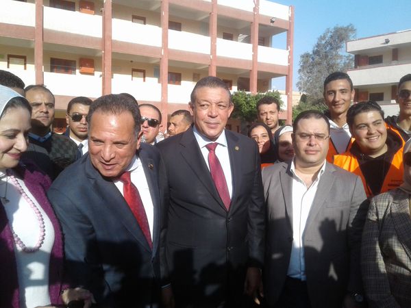 زيارة حازم عمر المرشح الرئاسي للانتخابات الرئاسية فى بنى سويف 