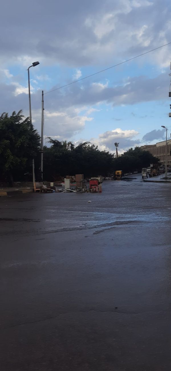 سقوط أمطار بالإسكندرية