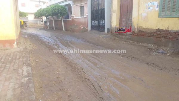 آثار الأمطار بشوارع كفر الشيخ 