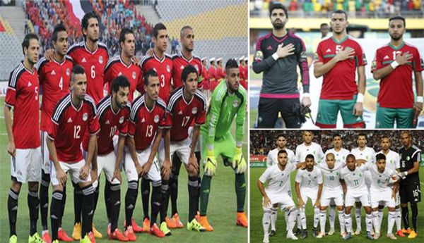 مصر والجزائر والمغرب 