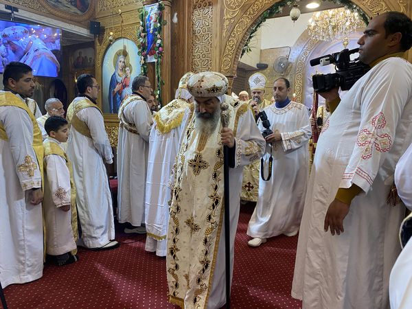 مطران بورسعيد يترأس قداس عيد الغطاس المجيد بكنيسة السيدة العذراء مريم.