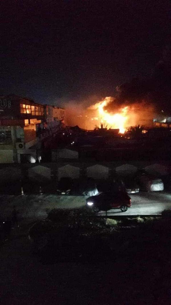 اصابة ٢٠ شخص إثر حريق بمول هوليود بمحافظة بورسعيد 