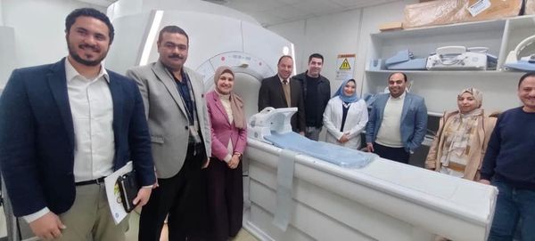 دعم مستشفى كفر الشيخ العام بجهاز رنين مغناطيسى جديد  