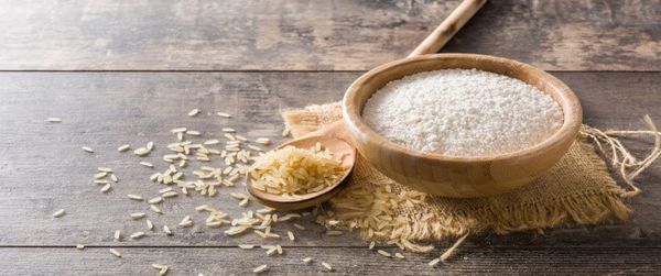 دقيق الأرز لإزالة الشعر الزائد