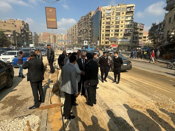 محافظ القاهرة يتفقد أعمال إعادة الشىء لأصله 