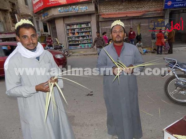 احتفال الأقباط بالعيد أحد الشعانين بالفيوم 