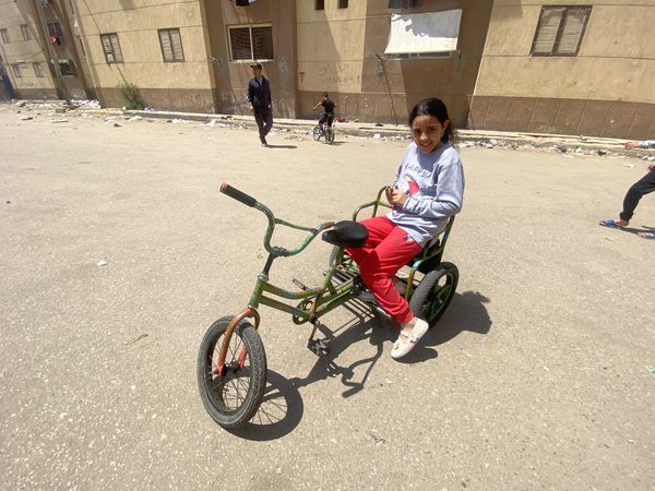 الدراجة فسحة العيد فى الأماكن الشعبية ببورسعيد 