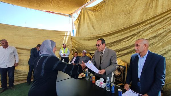تسليم 20 منزل لبدو شمال سيناء 