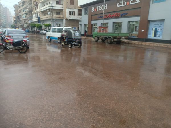 هطول أمطار على مناطق بكفر الشيخ 