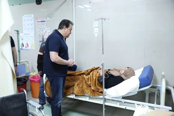 وزير الصحة يتفقد مستشفى 6 أكتوبر للتأمين الصحي في الدقي
