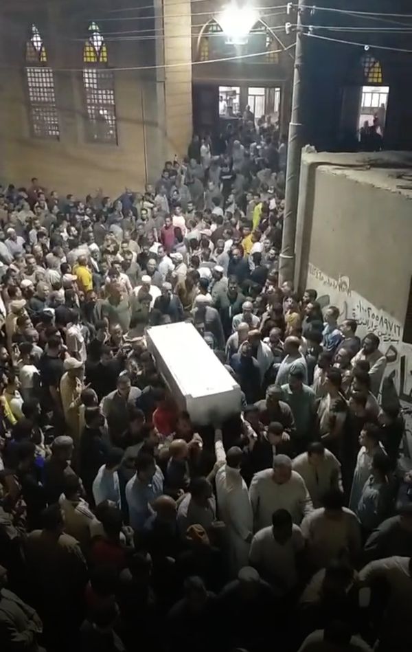 تشييع جثامين ضحايا حادث غرق معدية أبوغالب 