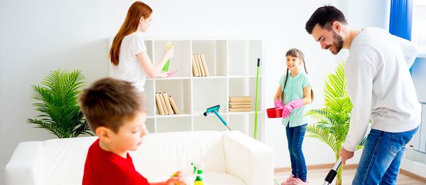 الحفاظ على نظافة المنزل 