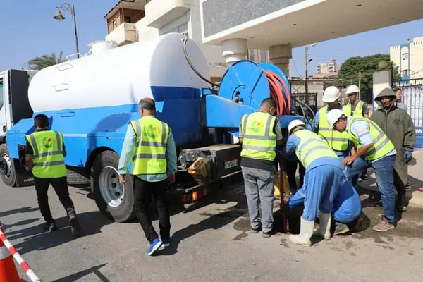 بروفة مياه الشرب ببنى سويف لفصل الشتاء 