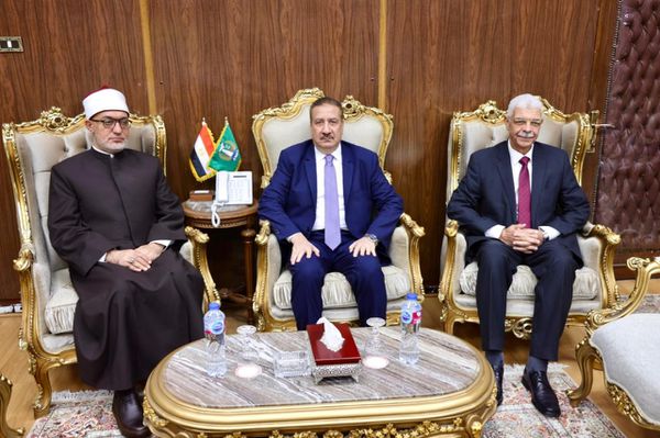 زيارة مفتي الجمهورية بالمنوفية 