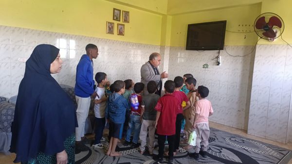 حريق دار الأيتام بقرية اهناسيا الخضراء 