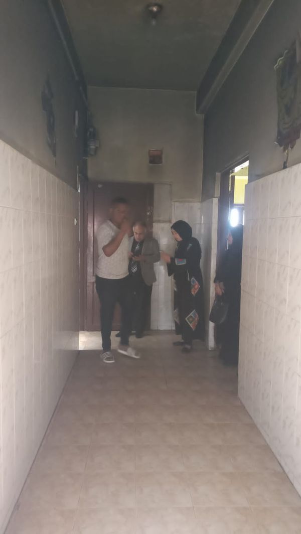 حريق دار الأيتام بقرية اهناسيا الخضراء 