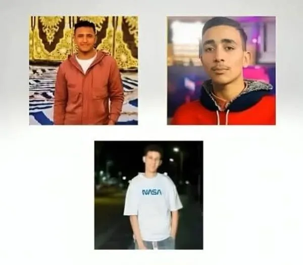 الشباب الثلاثة المتوفيين 