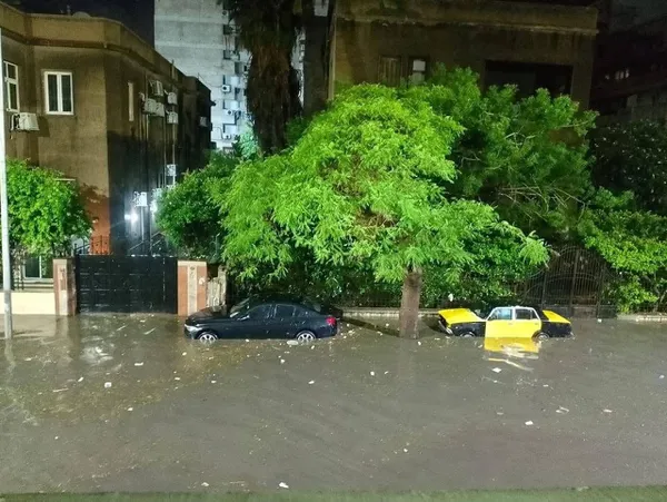 تداعيات عاصفة الإسكندرية