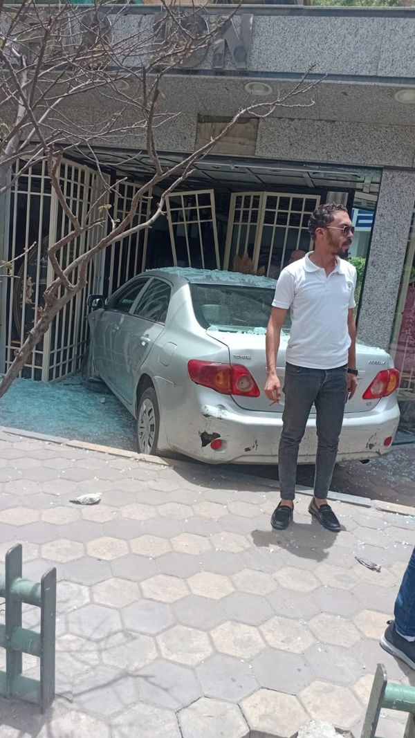 جانب من الحادث 