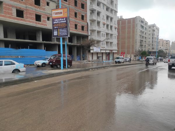سقوط أمطار متقطعة علي مطروح 