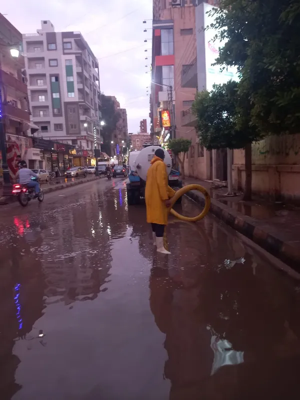 شفط مياه الامطار
