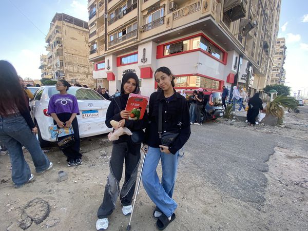 طالبات الشهادة الاعدادية ببورسعيد 