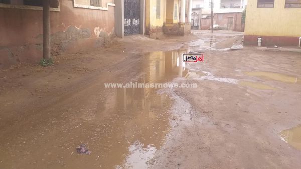 هطول أمطار غزيرة على كفر الشيخ 