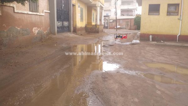 هطول أمطار غزيرة على كفر الشيخ 