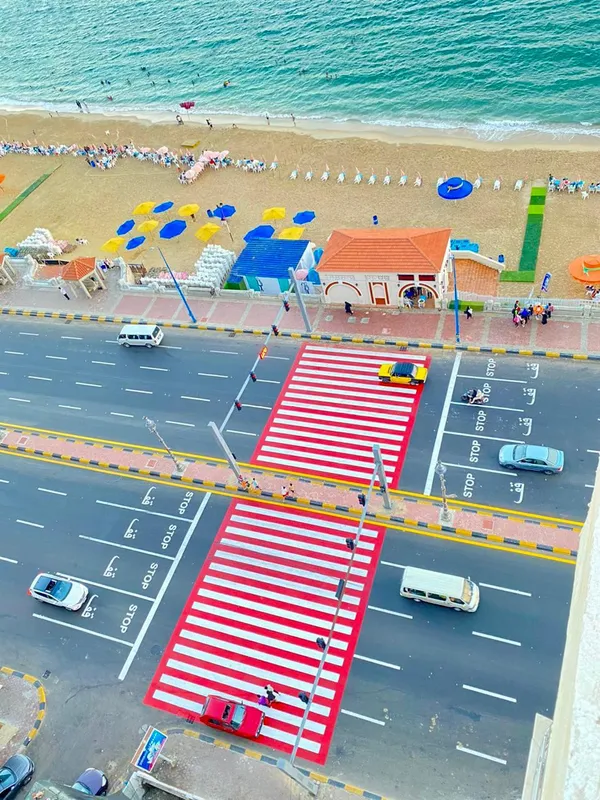 أعمال التخطيط الأرضي بكورنيش الإسكندرية