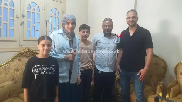 الطالبة شذى محمد، الأولى مكرر على الشهادة الإعدادية بكفر الشيخ وأسرتها 