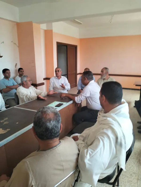 بداخل مدرسة حميدة أبو الحسن الاعدادية 