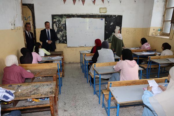 تفقد لجان الشهاده الاعداديه 