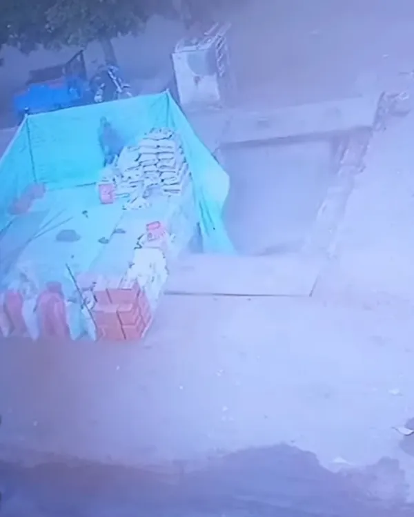 جانب من الحادث 