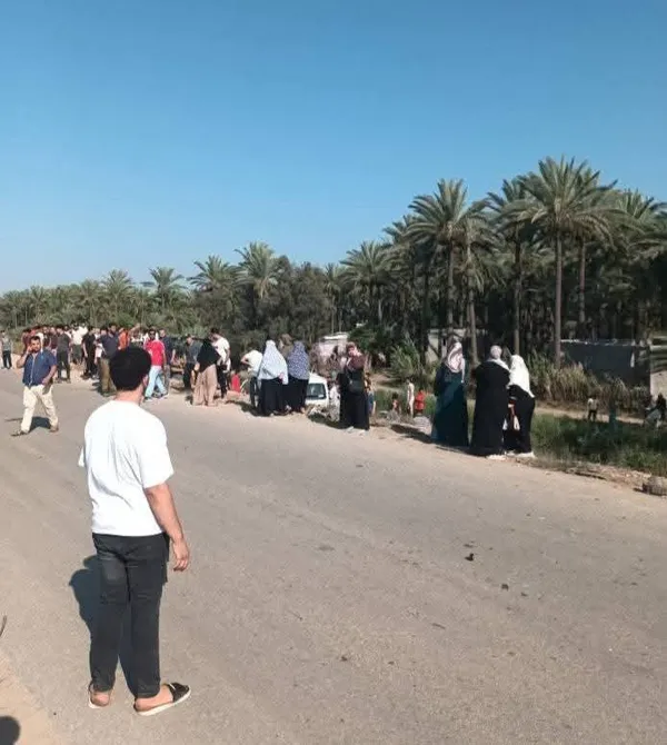 جانب من الحادث 