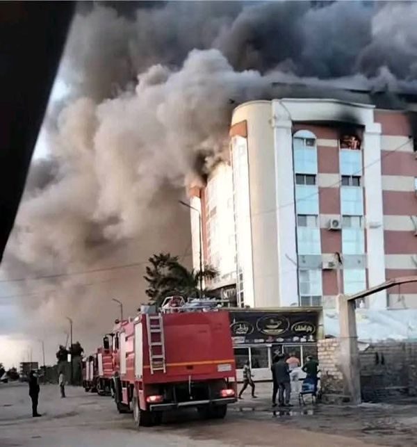 حريق داخل مدرسة دولية بالإسكندرية
