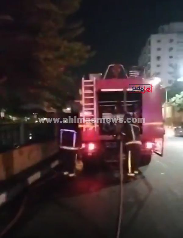 حريق شارع محمد علي بالإسماعيلية 