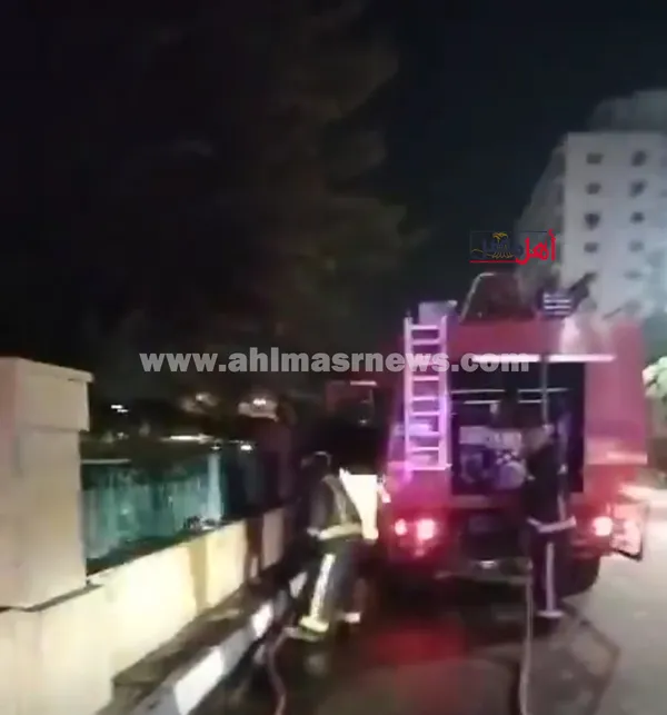 حريق شارع محمد علي بالإسماعيلية 