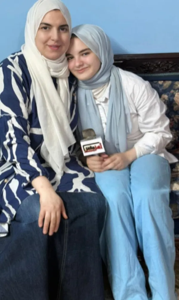 منة الله غازي، الأولى مكرر على الشهادة الإعدادية بكفر الشيخ ووالدتها 