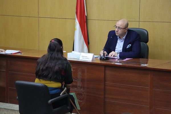 اللقاء الأسبوعى لمحافظ بنى سويف مع المواطنين 