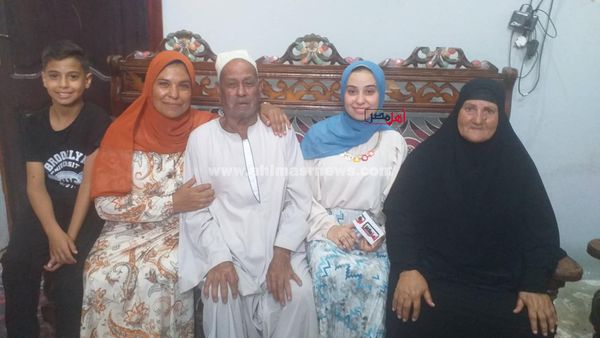 بسمة السرحي، الرابعة على كفر الشيخ بالدبلومات الفنية وأسرتها 